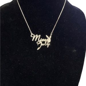 Playboy Miss July Necklace 16” Silver